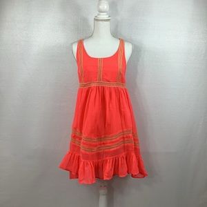 Billabong Fire Orange Sundress Size M